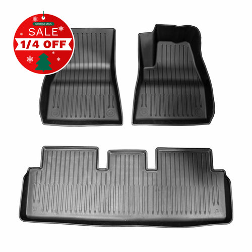 All-Weather 3D Floor Mats for Tesla Model 3