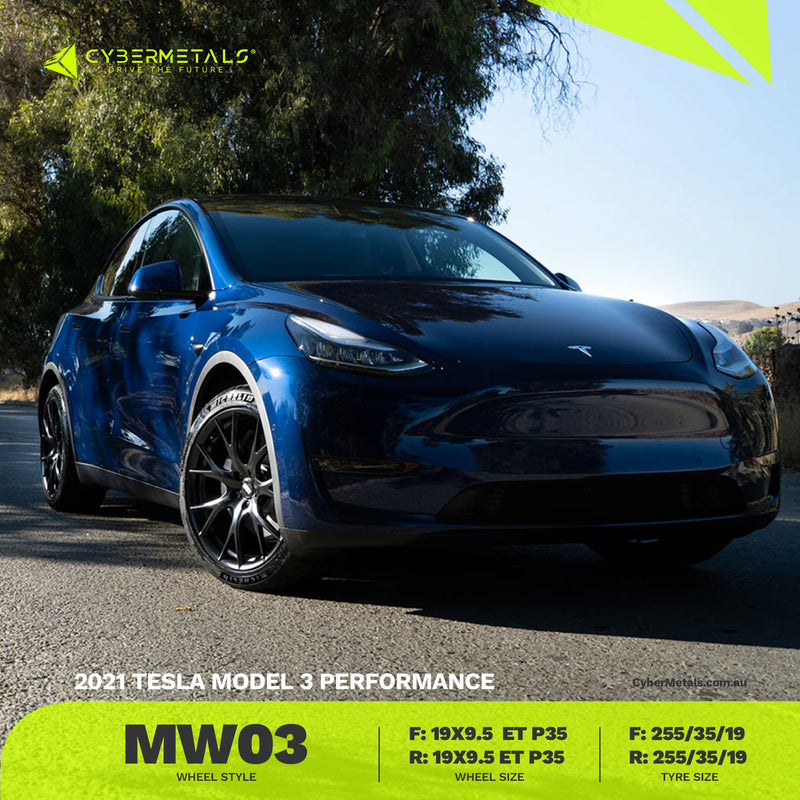 Load image into Gallery viewer, Cybermetals mw03 tesla wheels model3
