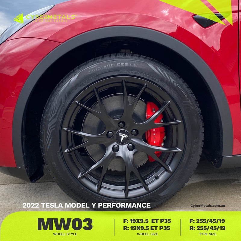 Load image into Gallery viewer, Cybermetals mw03 tesla wheels modelyp
