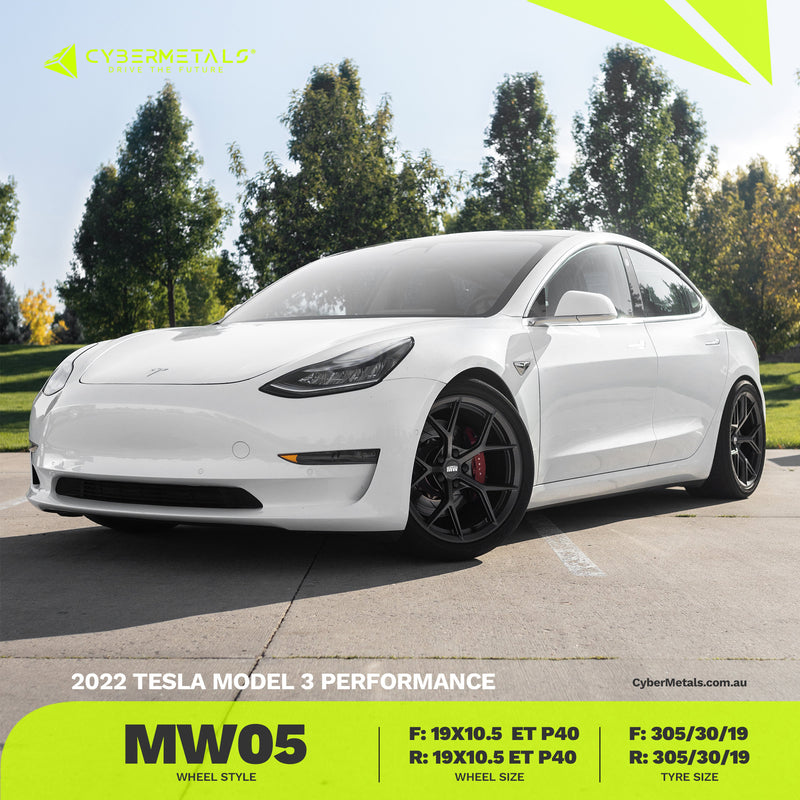 Load image into Gallery viewer, Cybermetals mw05 tesla 19 wheels model3
