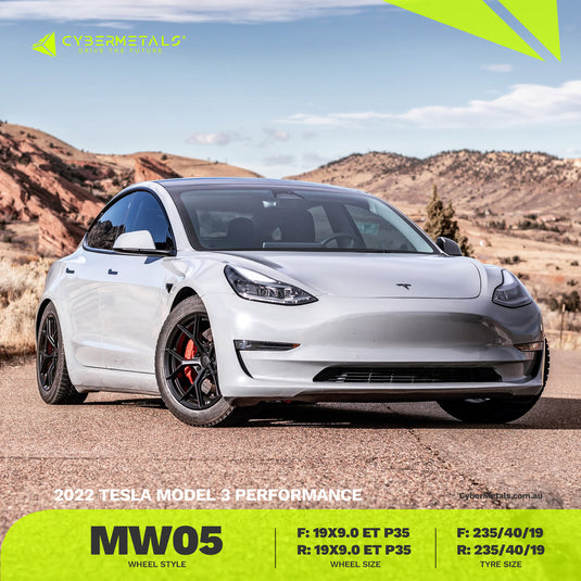 Cybermetals mw05 tesla wheels model3p