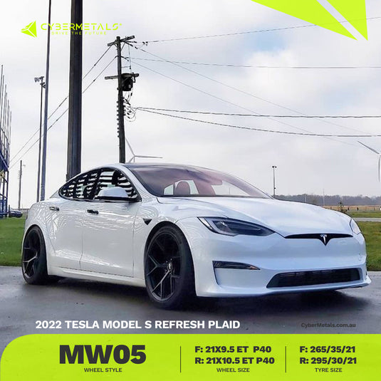 Cybermetals mw05 tesla wheels models 