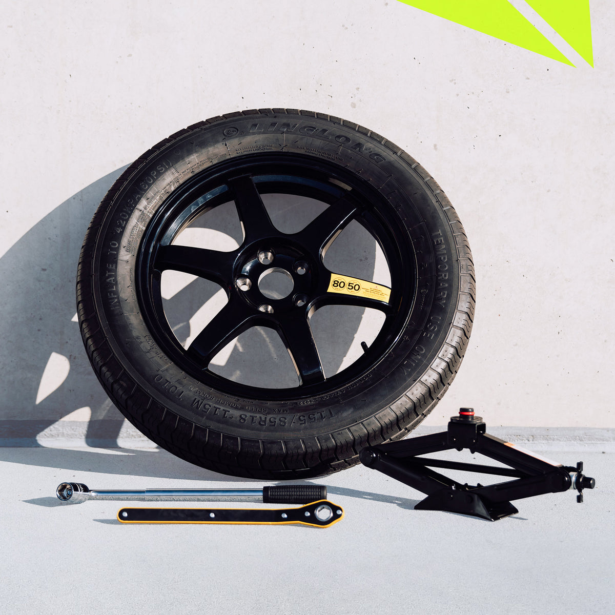 Cybermetals tesla spare tyre kit